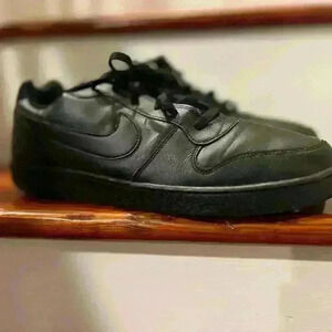 Nike Ebernon Low Men's Black Sneakers AQ1775-003, Size 13 - Casual Shoes